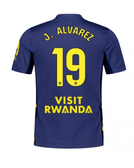 Billige Fotballdrakt Atletico Madrid Julian Alvarez #19 Replika Bortedrakt 2025-26 Kortermet Billige Fotballdrakt Atletico Madrid Julian Alvarez #19 Replika Bortedrakt 2025-26 Kortermet
